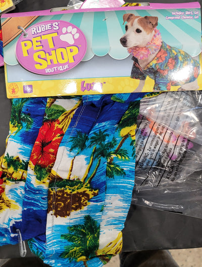 Luau pet Costume -Small