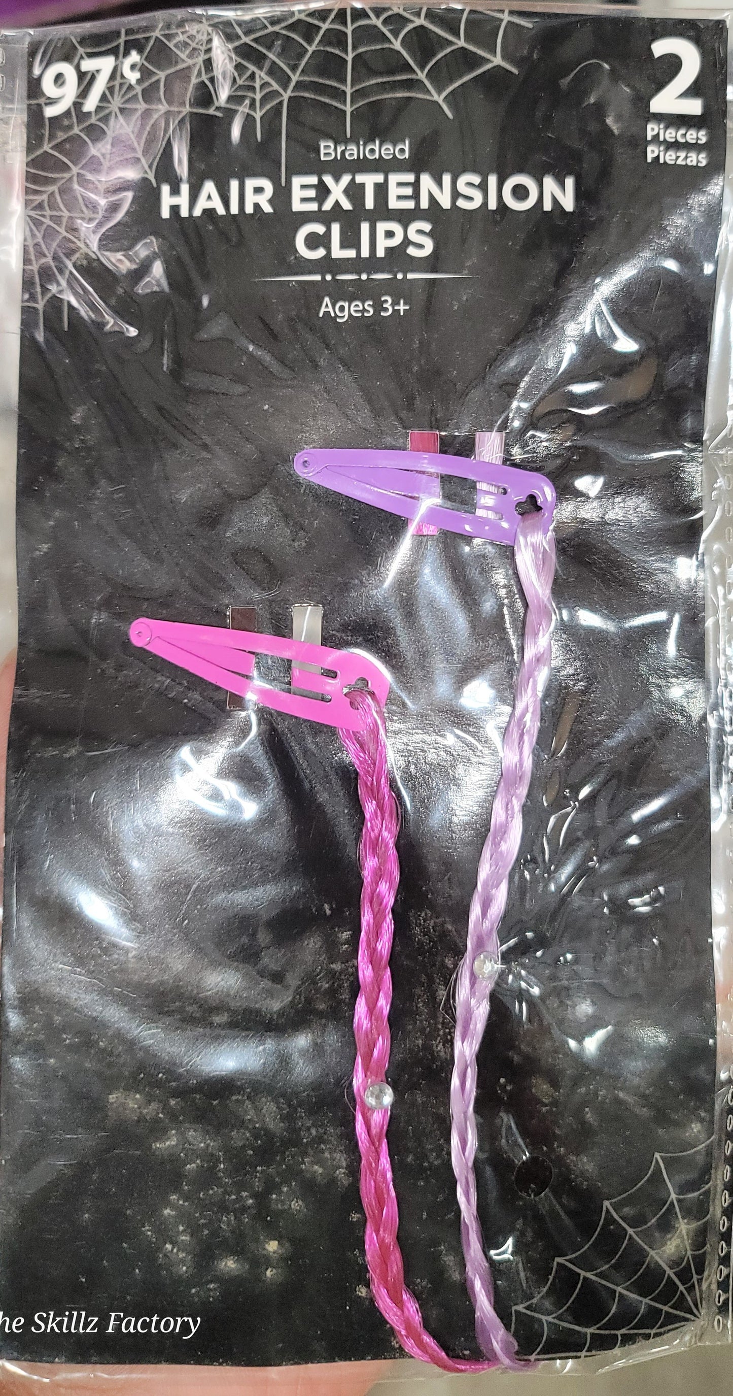 HAIR EXTENSION CLIPS 2 pcs