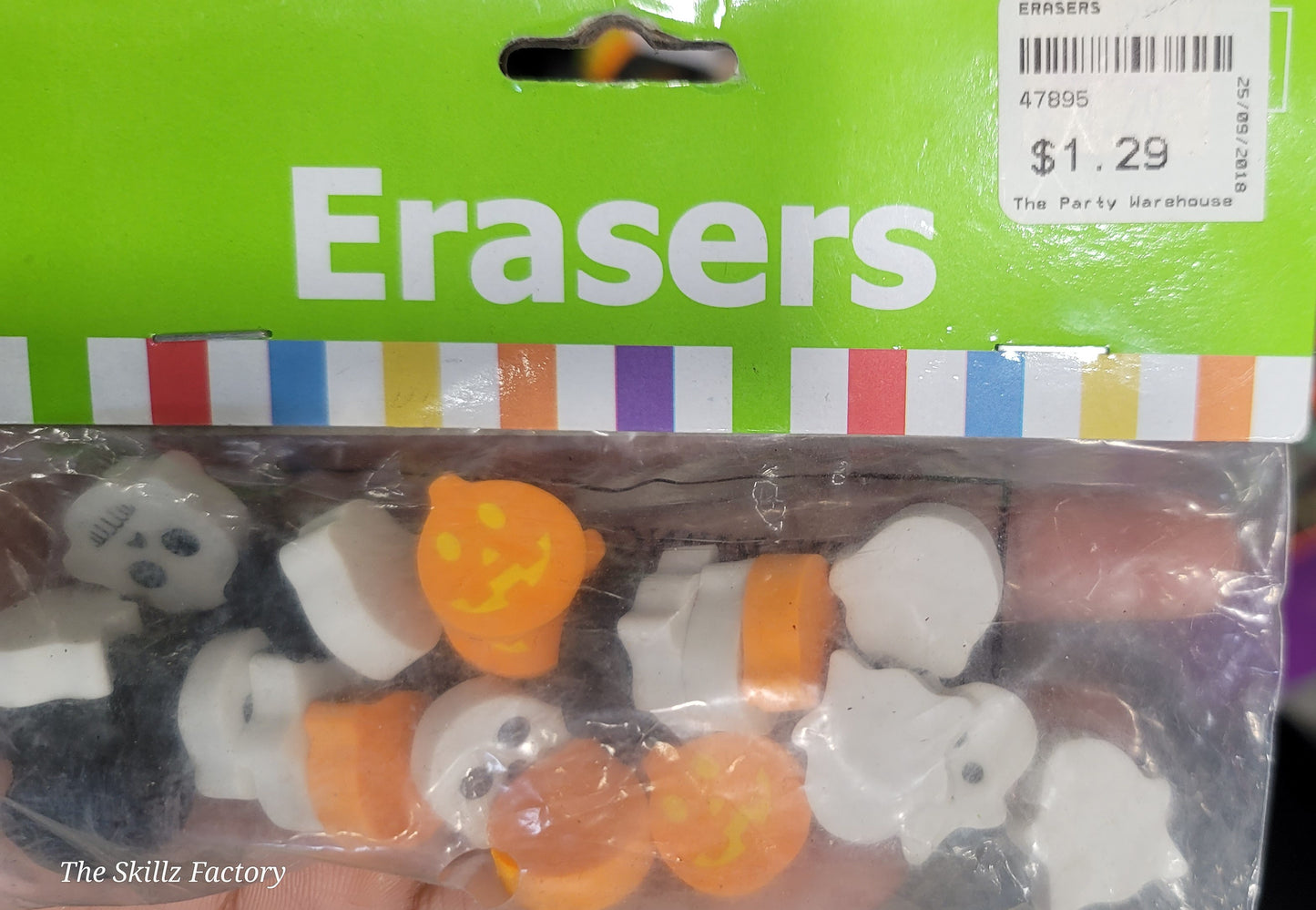 Halloween Emoji Erasers