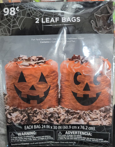 2 LEAF BAGS
