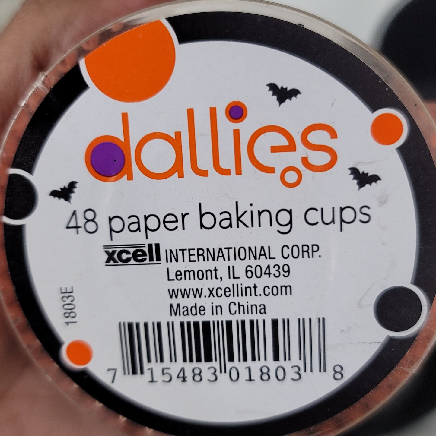 Dallies 48 paper baking cups