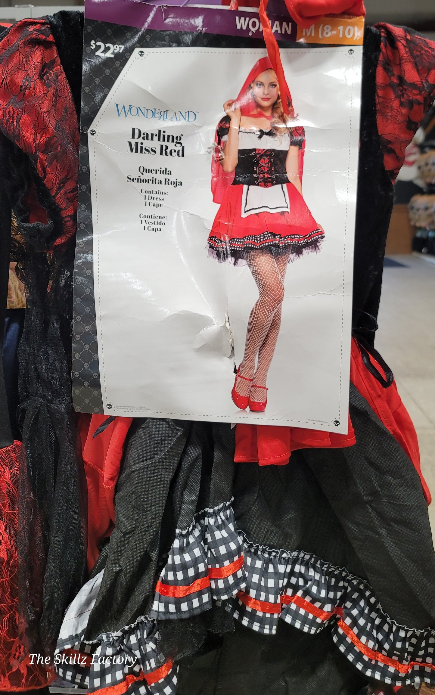 WONDERLAND Darling Miss Red M(8-10)