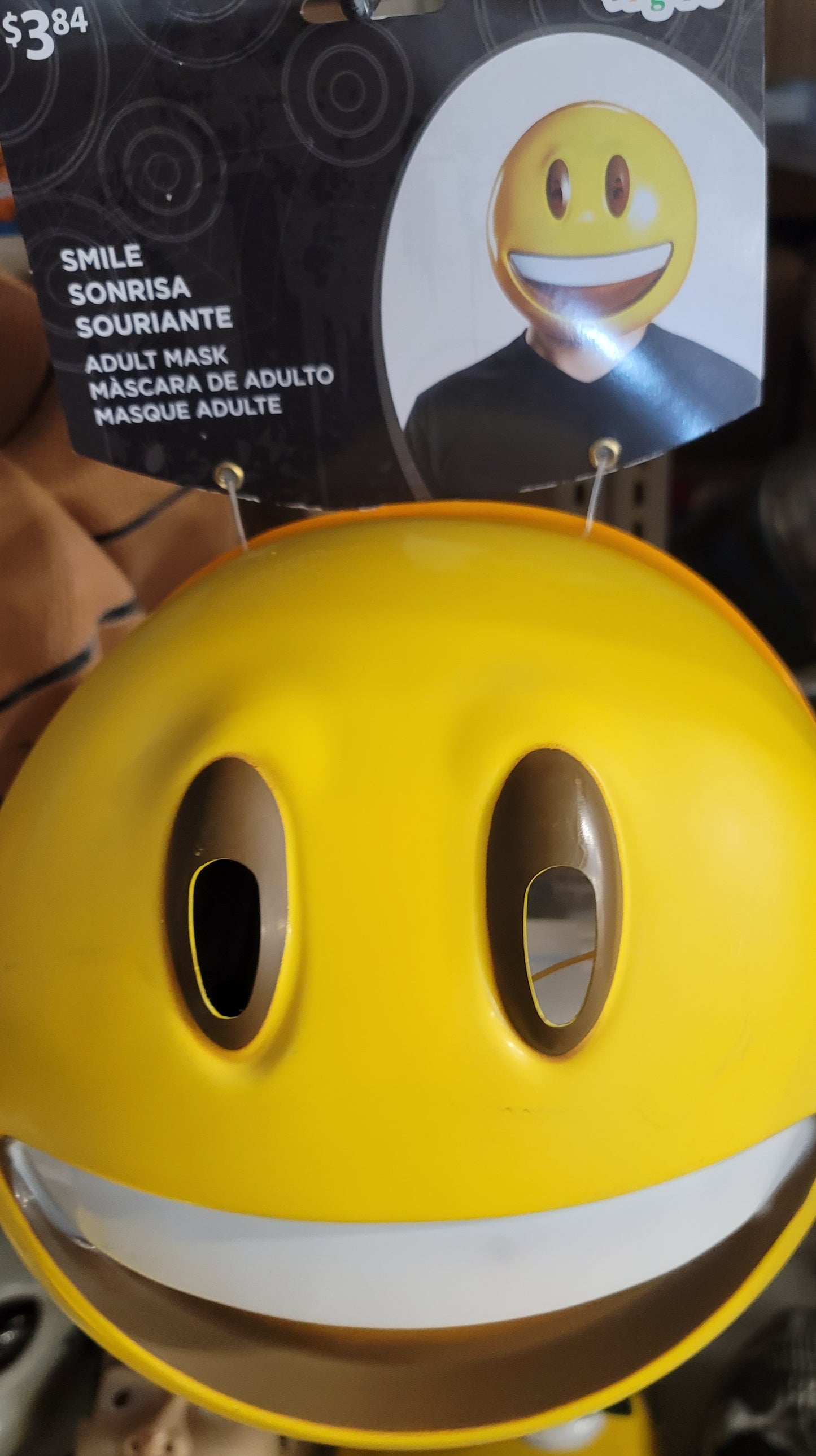 Smile emoji mask