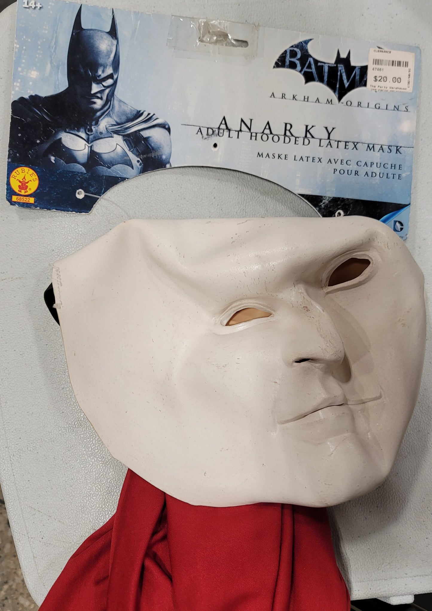 Anarky Adult Hooded Latex Mask