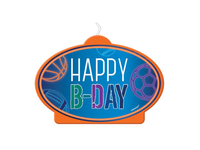 Birthday Baller Birthday Candle