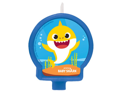 Baby Shark Birthday Candle, 2 2/5" X 2 3/5"