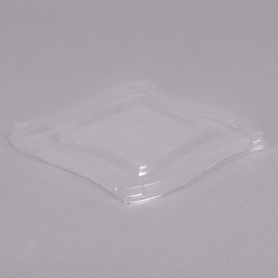 8 Oz. Bowl Flat Lid Pet,Clear,Each - Tiny Lids