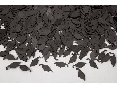 1/2Oz Graduation Confetti-Black Caps