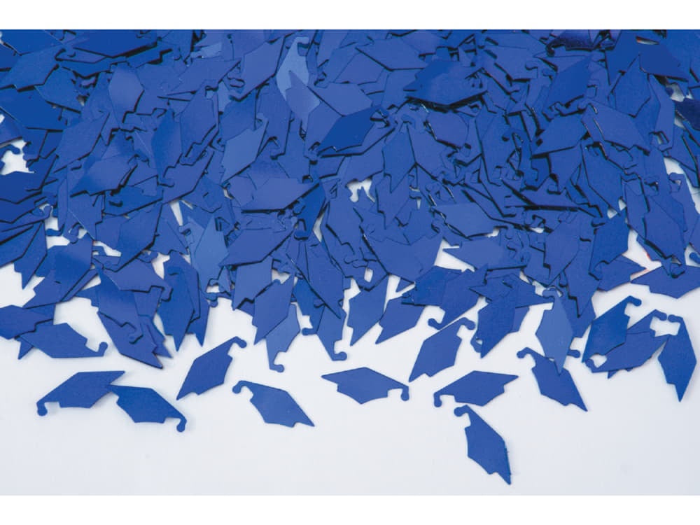 1/2Oz Graduation Confetti-Royal Blue Caps