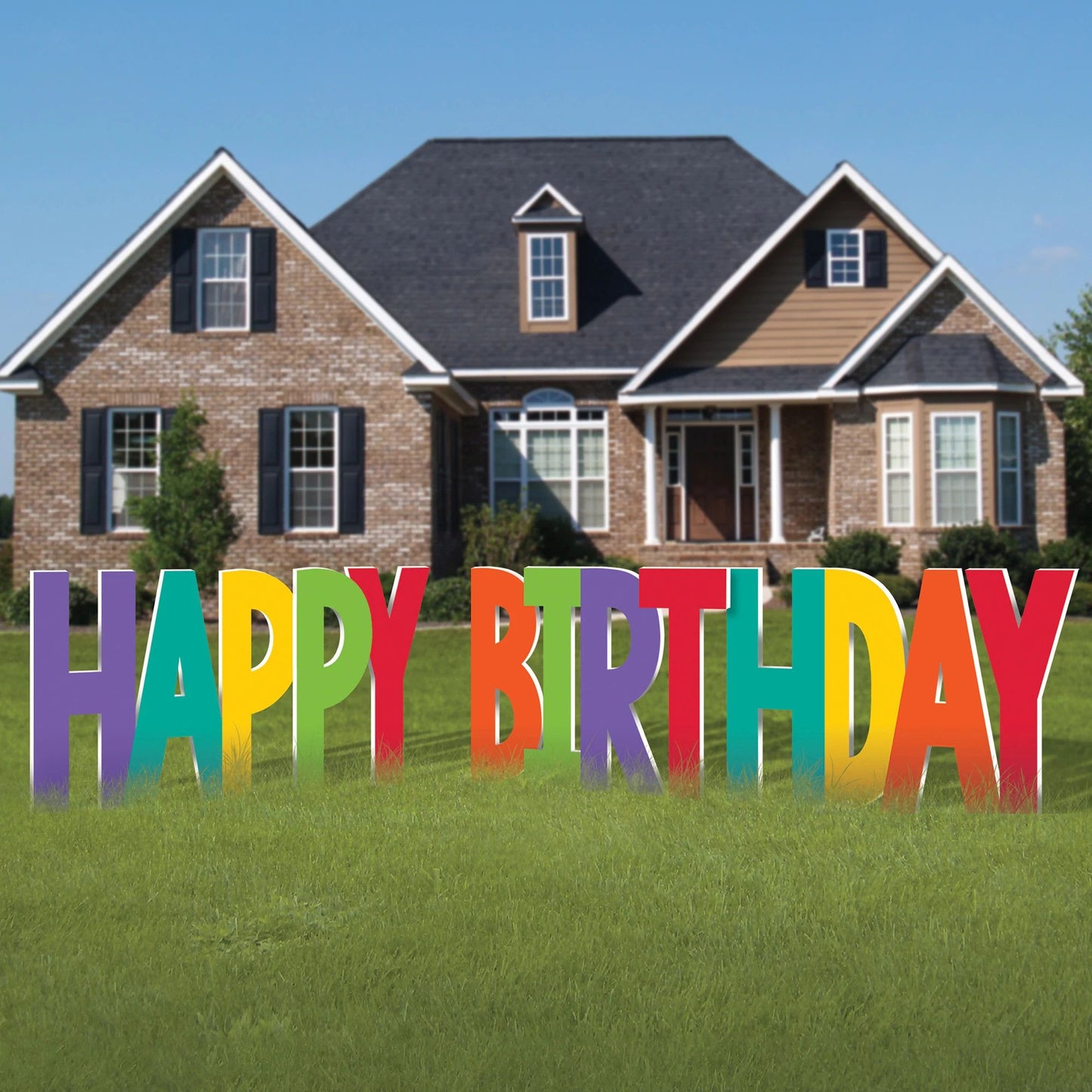 Giant Happy Birthday Yard Sign