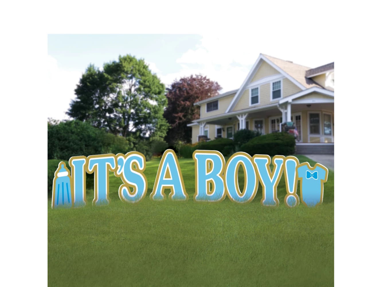 It’s A Boy Giant Yard Sign