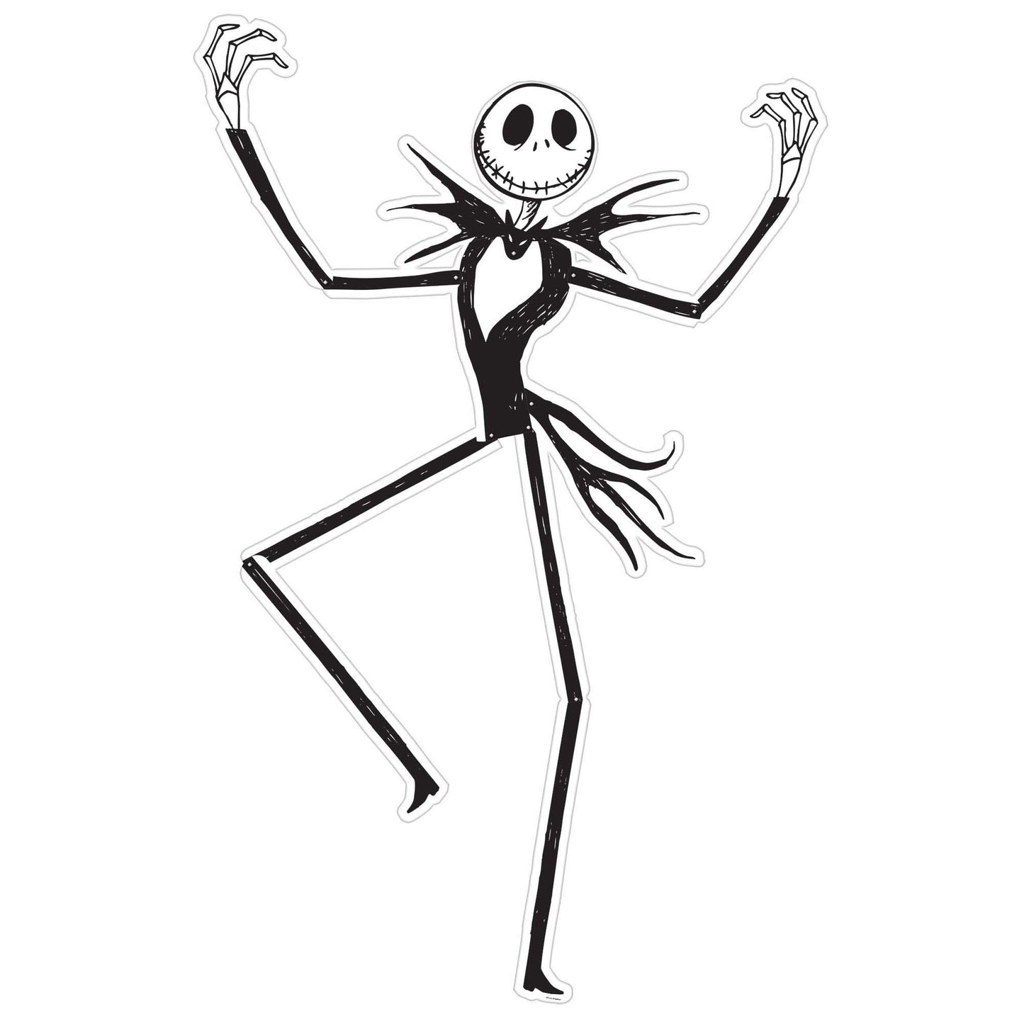 Â© Nightmare Before Christmas Jointed Paper Cutout