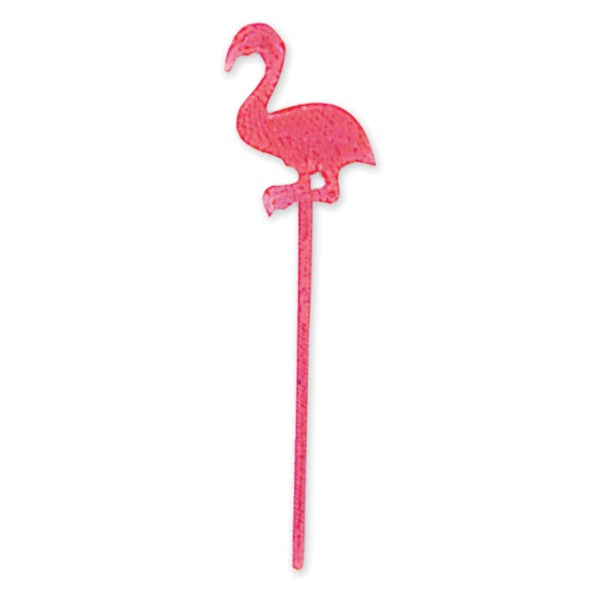 Plastic 3In Flamingo Picks - 24Ct