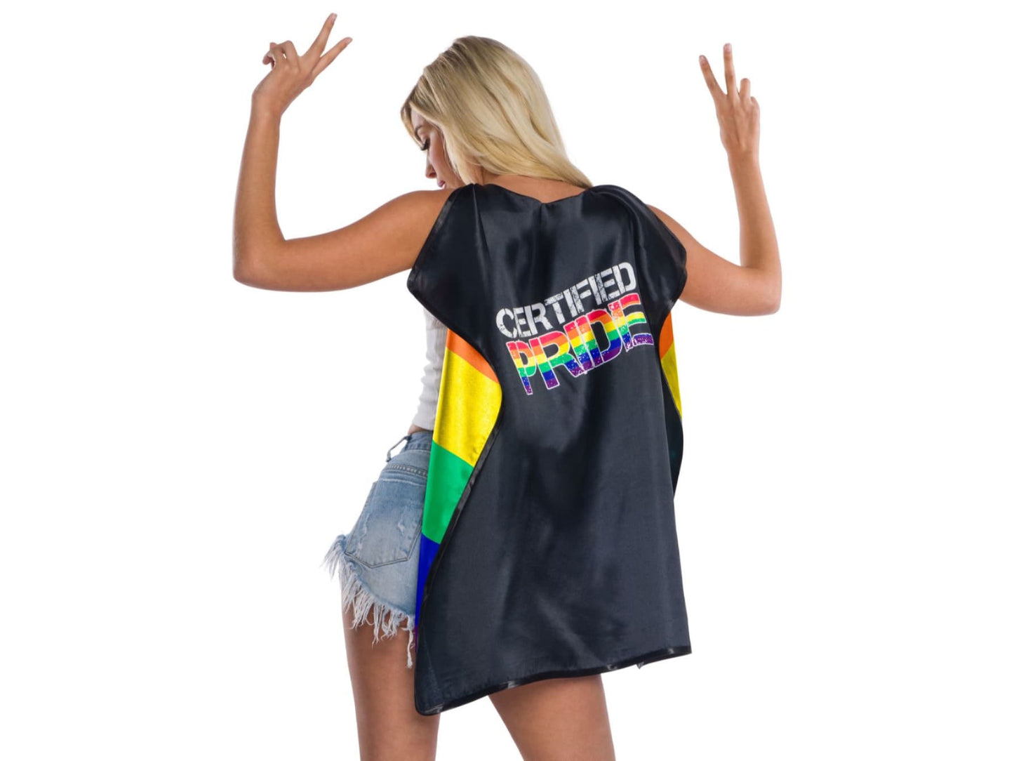 Adult Certified Pride Reversible Cape