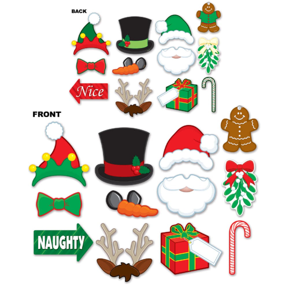 Christmas Photo Fun Signs - 12Pcs