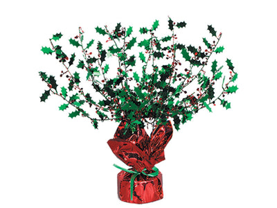 Holly &amp; Berry Burst Centerpiece, 15"