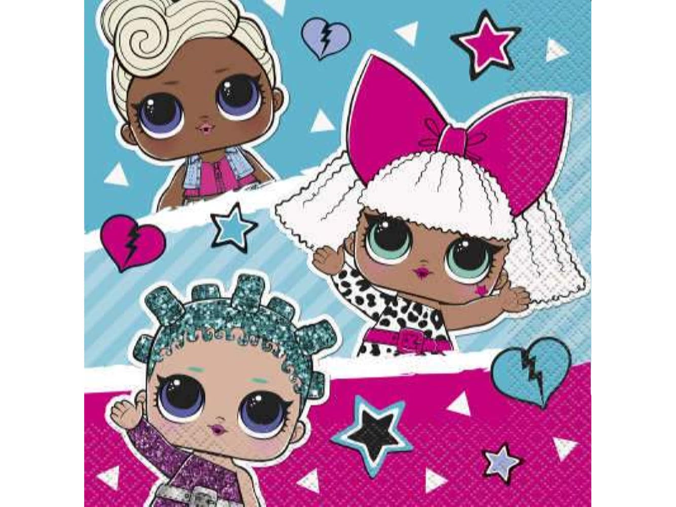 Lol Surprise Lunch Napkins, 16Ct