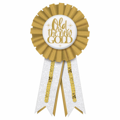 Old Is The New Gold Award Ribbon
