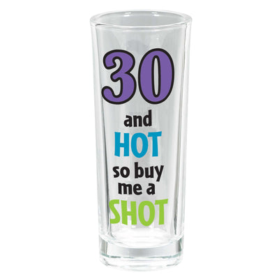 Shot Glas Tall Bday 30