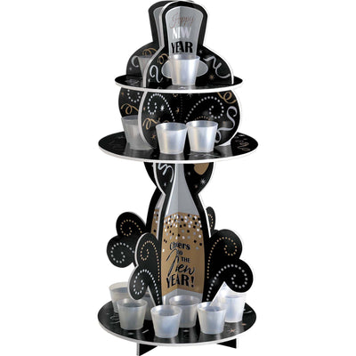 New Year’s Shot Glass Holder Display
