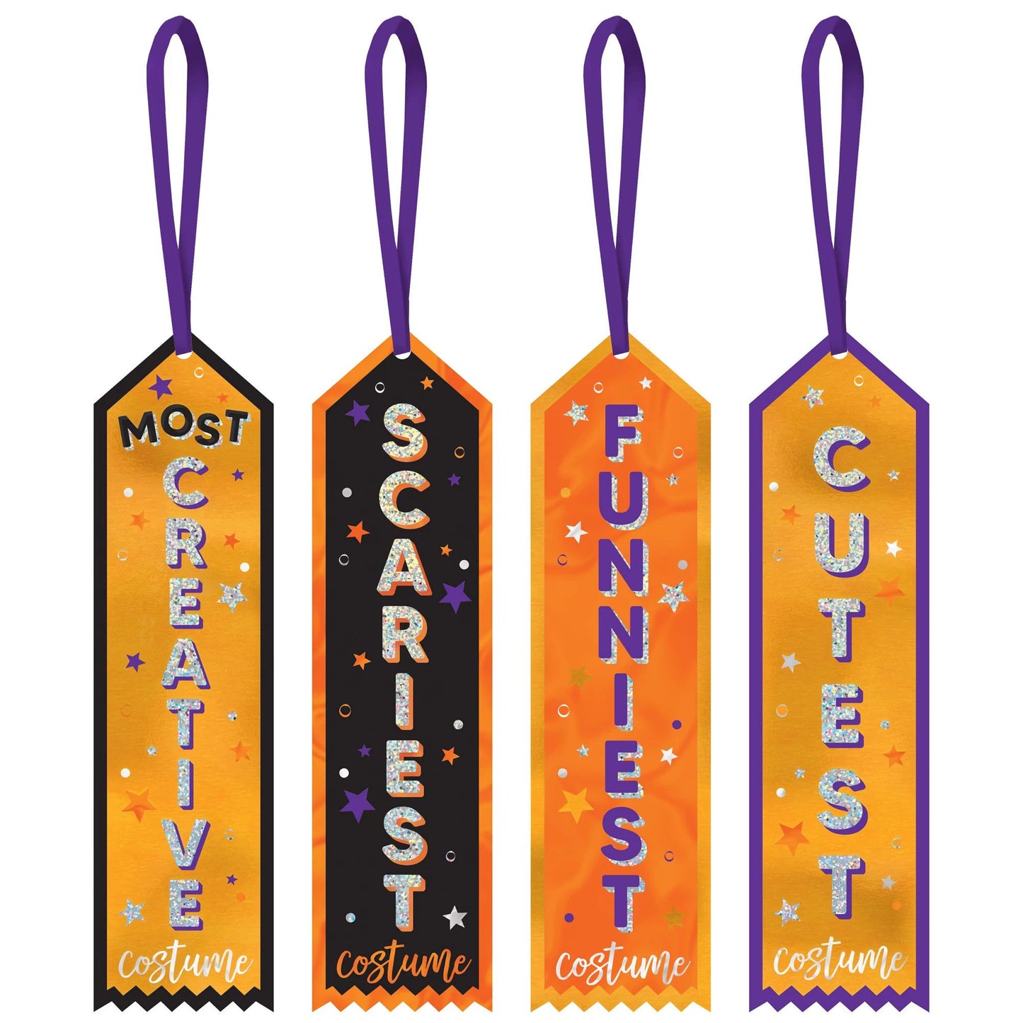 Halloween Award Ribbon, 4 Pack