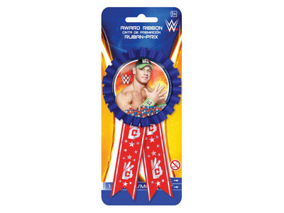 Wwe Party Confetti Pouch Award Ribbon, 5 3/4" X 3 1/8"