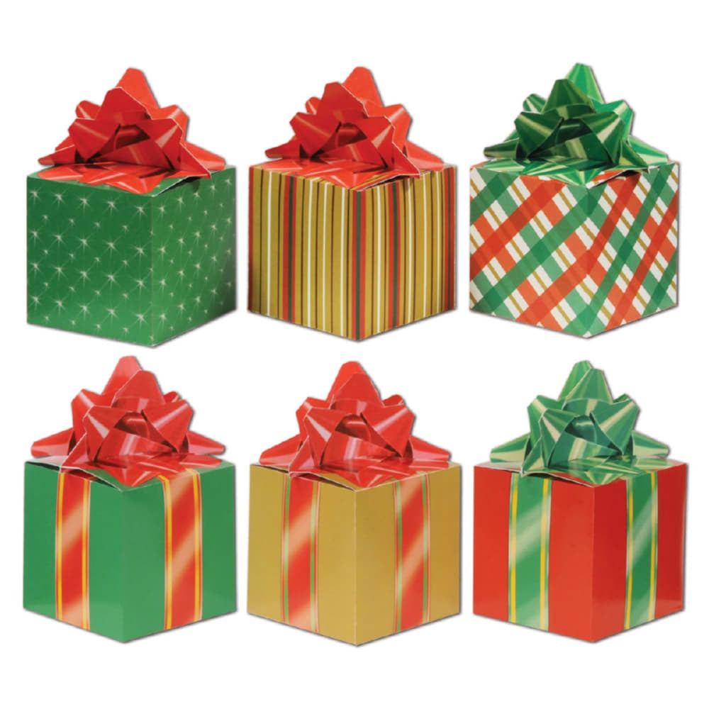 Christmas Favor Boxes - 3Pk