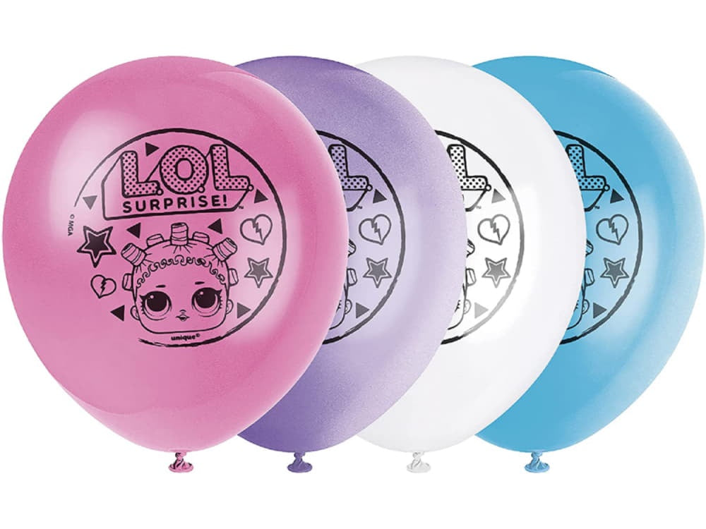 Lol Surprise 12" Latex Balloons-8Pk