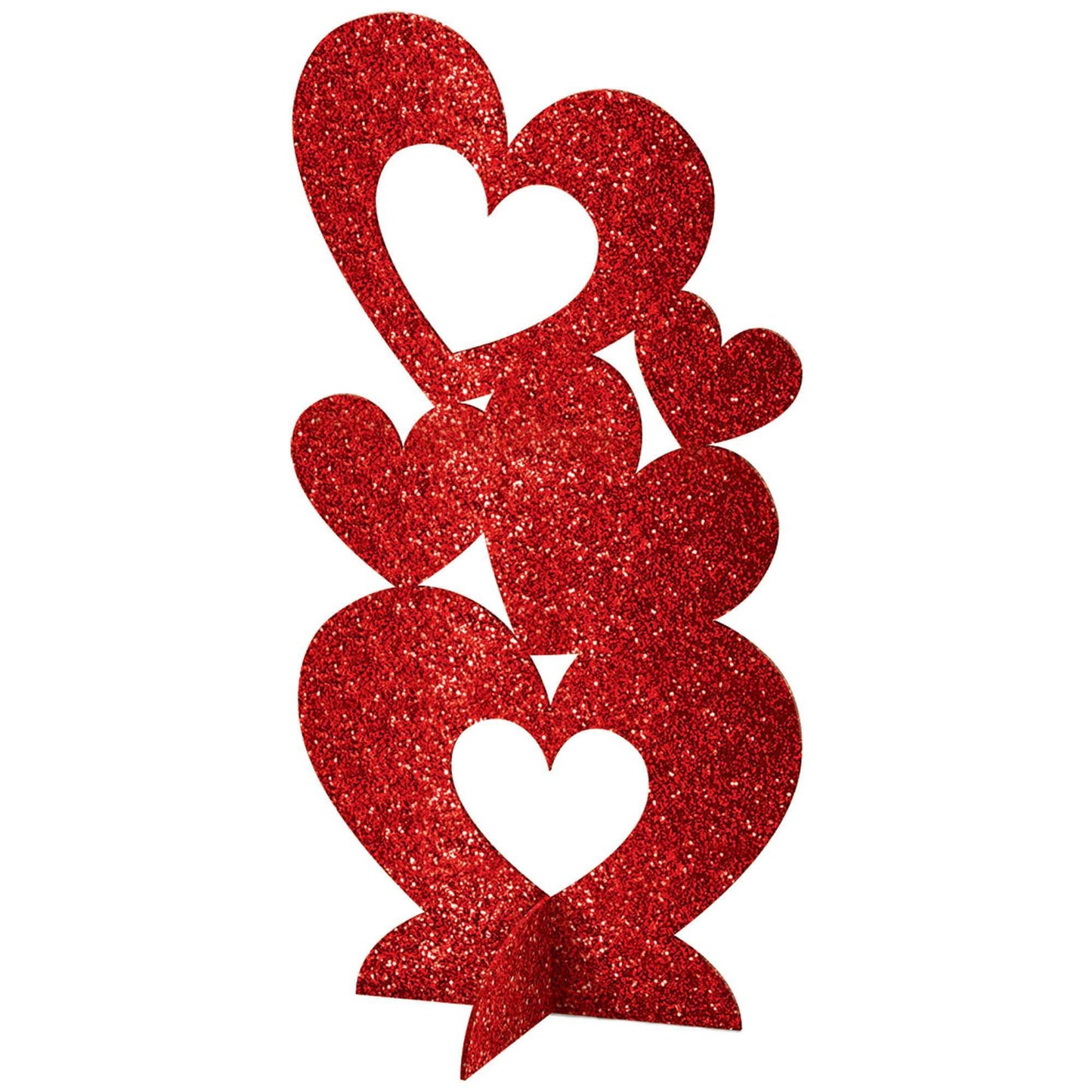 Hearts 3 - D Centerpiece