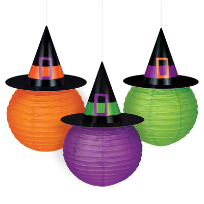 Lanterns With Witch Hats