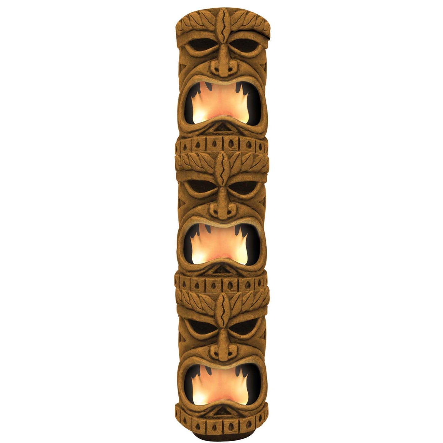 Flaming Tiki Head