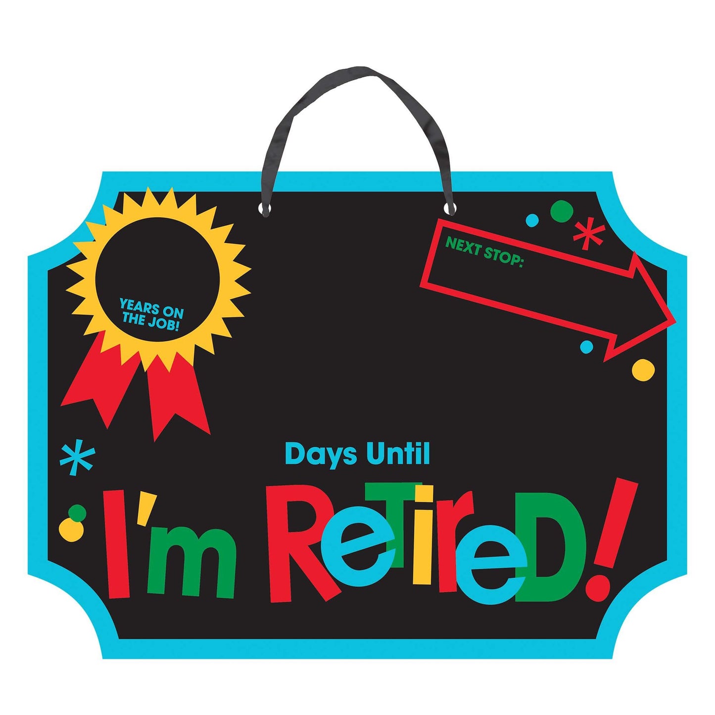 Officially Retired Countdown Sign