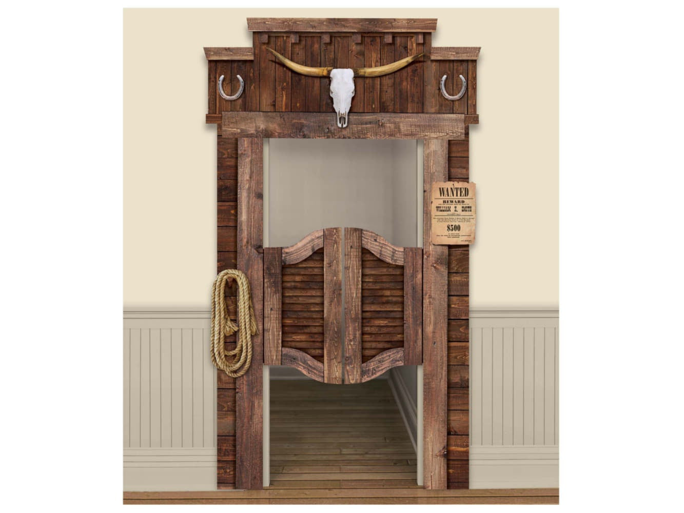 Western Deluxe Saloon Door Decoration