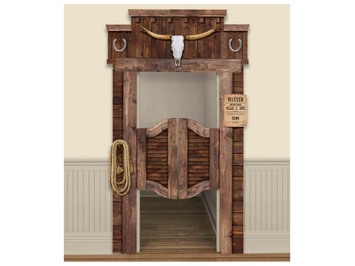 Western Deluxe Saloon Door Decoration