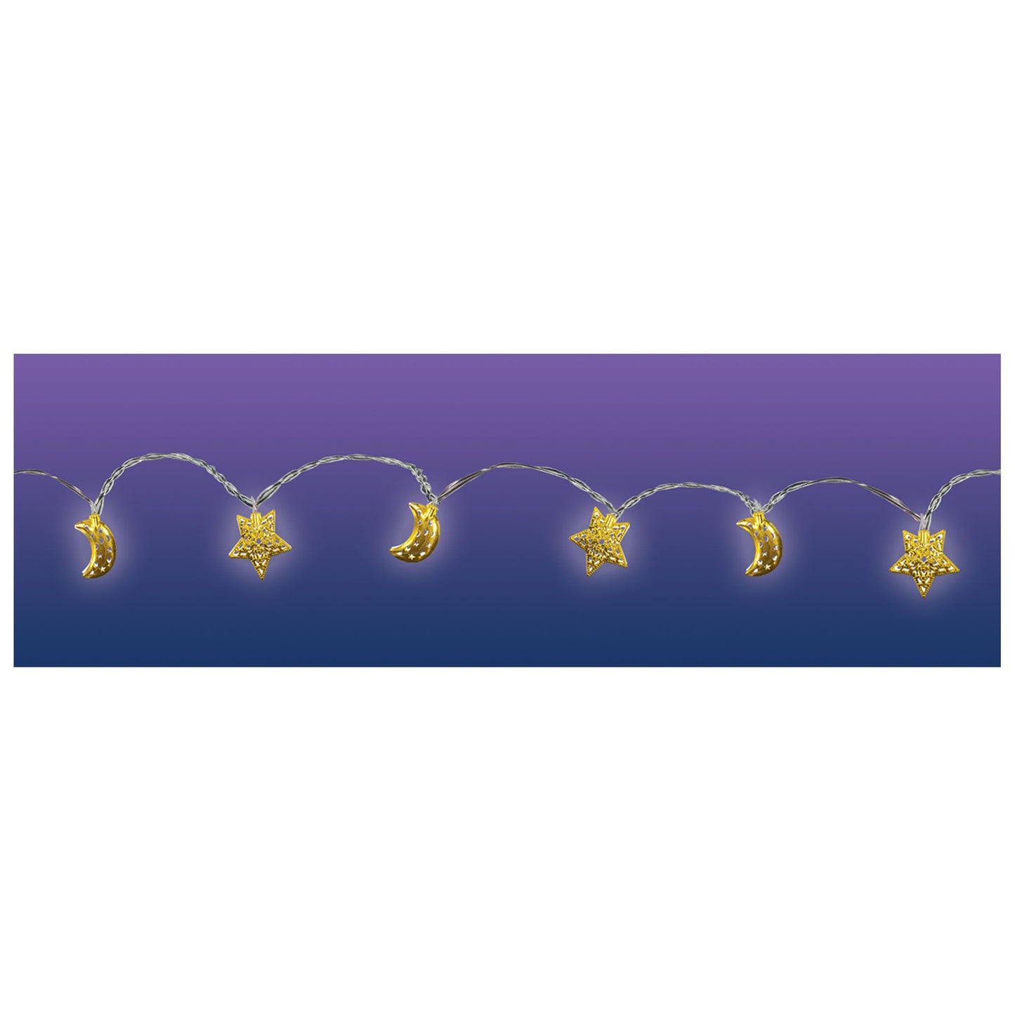 Eid Celebration Led Moon And Star Lights