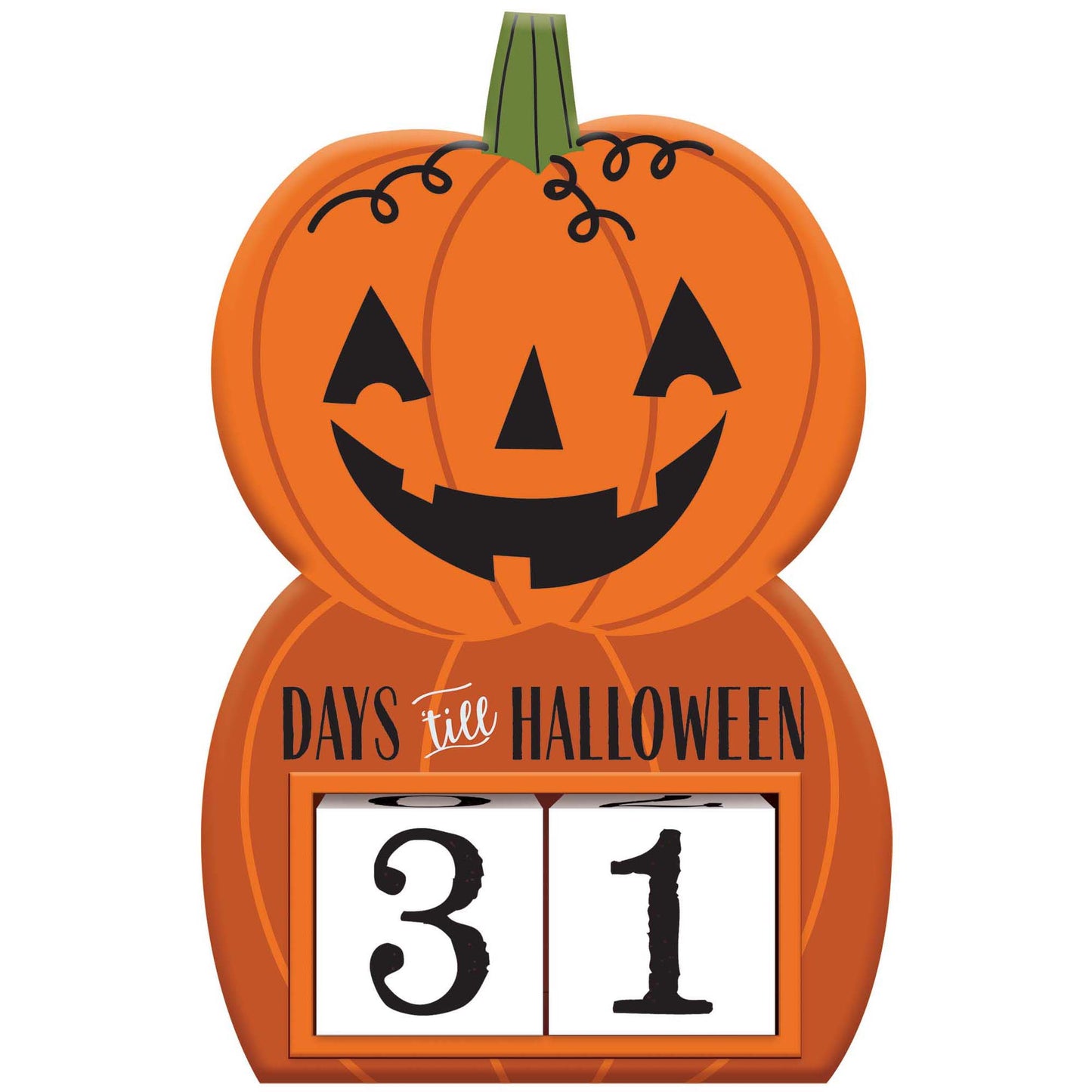 Countdown To Halloween Standing Sign