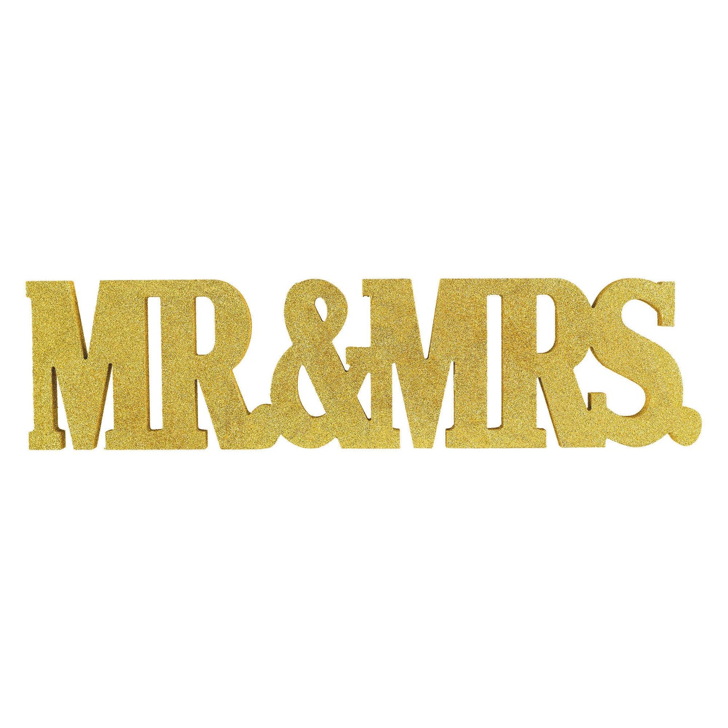 Mr. & Mrs. Glitter Standing Decoration, 5 1/2" X 22"