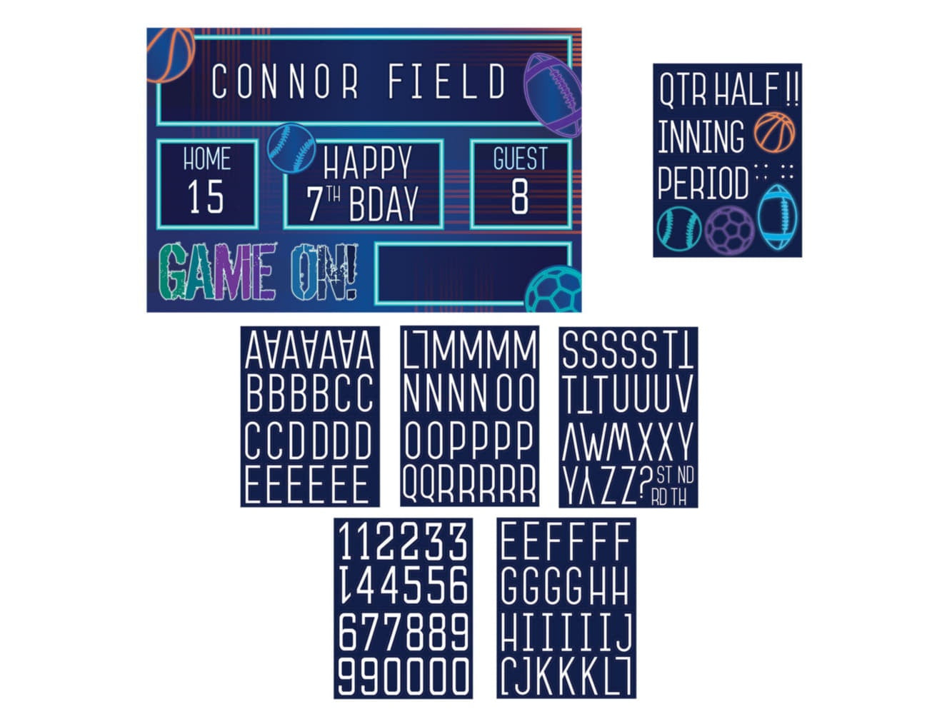 Baller Scoreboard Sign