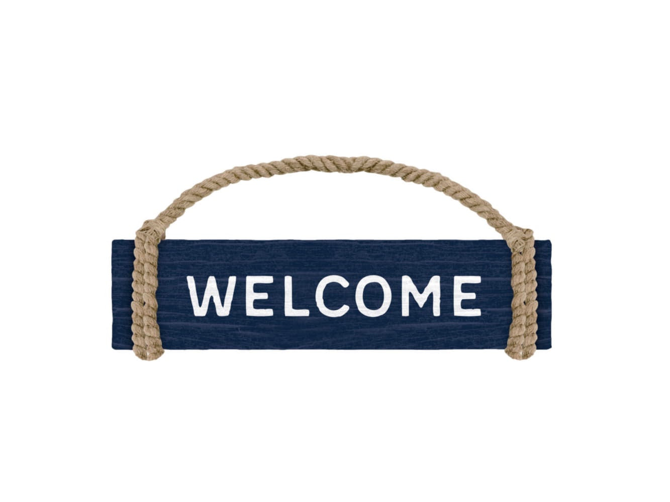 Nautical Welcome Hanging Sign, 5" X 20"