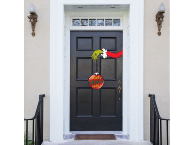 Traditional Grinch Door Decoration