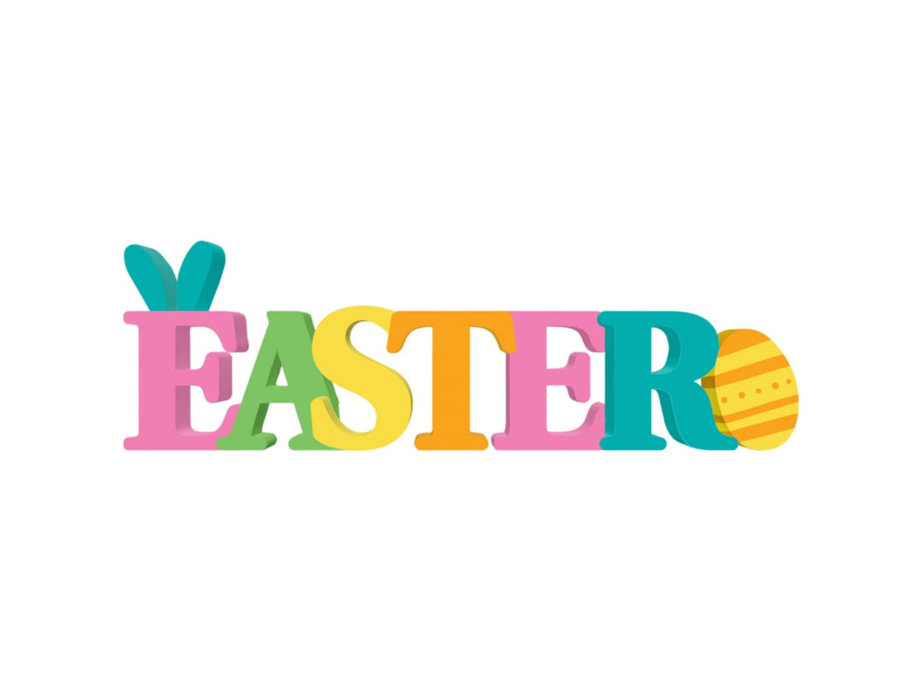 Easter Standing Word Sign