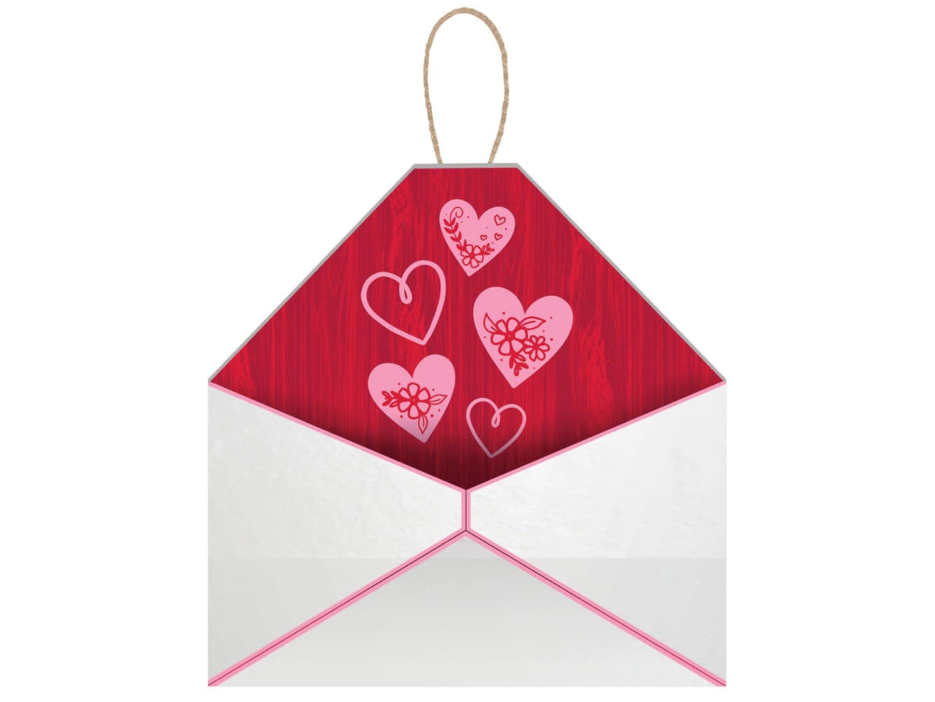 Valentine Envelope Hanging Sign
