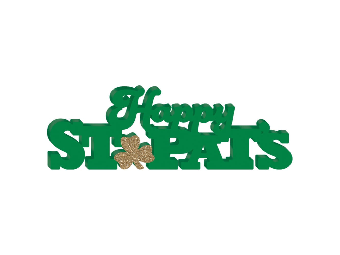 Happy St.Patricks Day Standing Sign