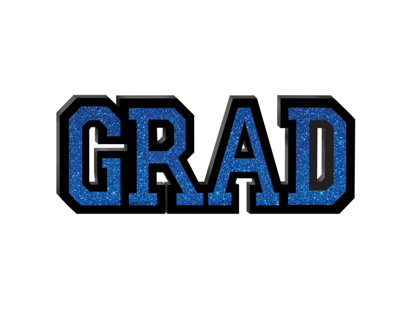 Grad Standing Sign - Blue