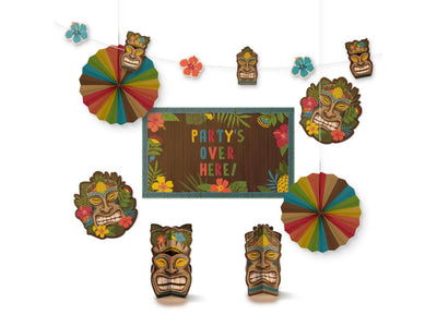 Vintage Tiki Room Decorating Kit