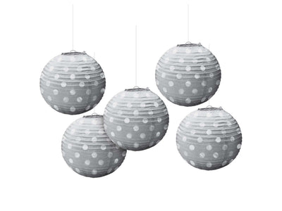 5In Foil Mini Hot Stamp Lanterns-Silver