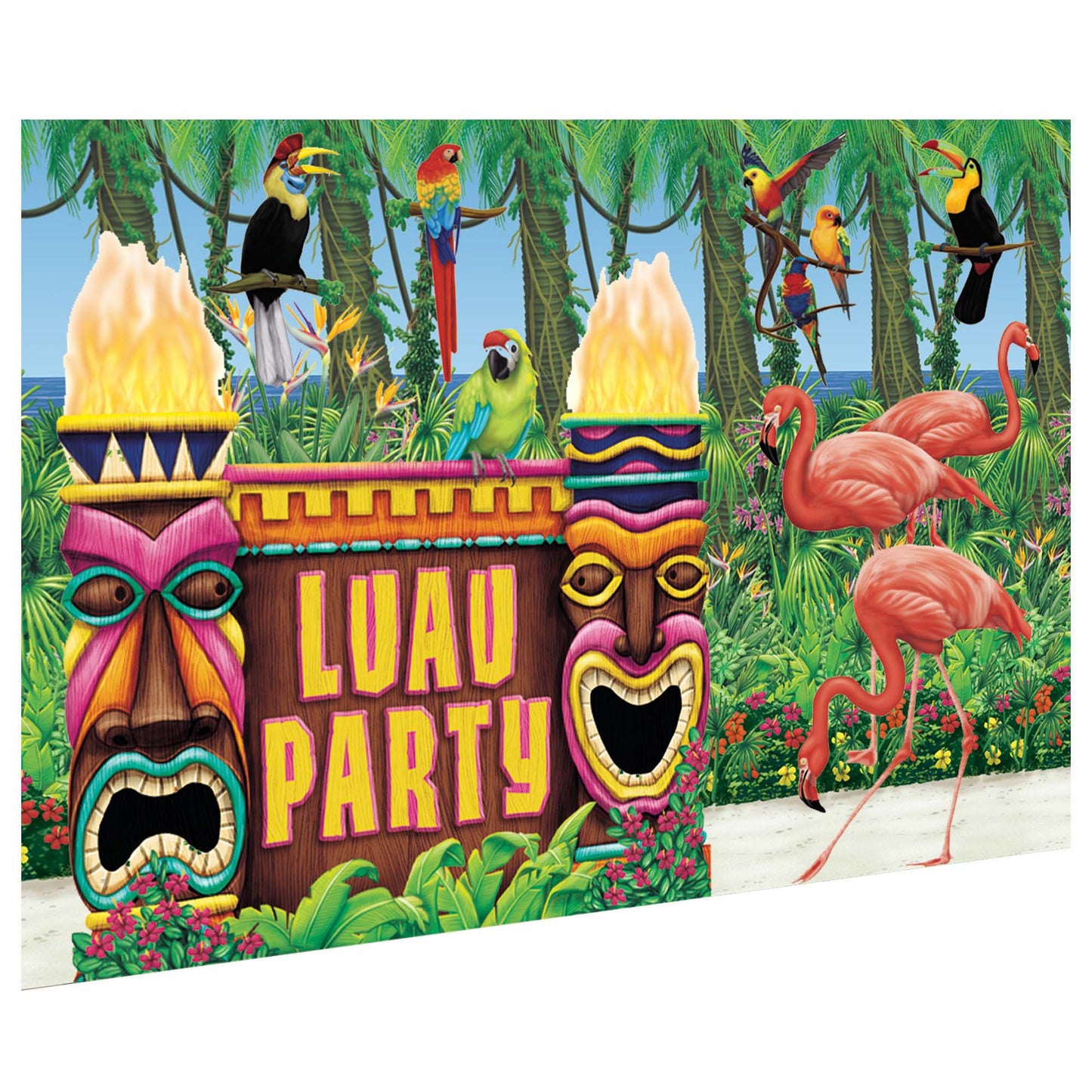 Luau Party Giant Decorating Kit