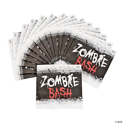 Zombie Bash Beverage Napkins (16Pc)
