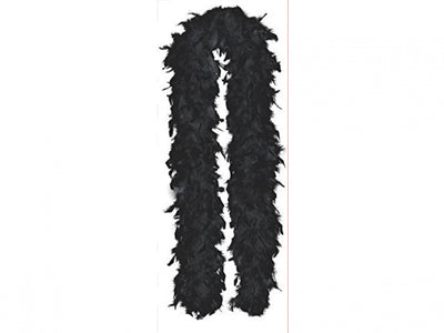 72" Black Boa
