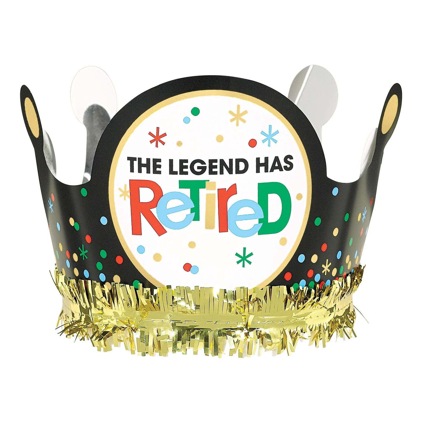 Retirement Crown With Fringe